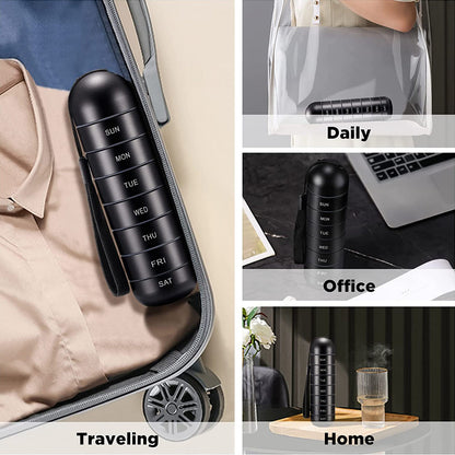 Weekly Travel Pill Organizer